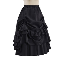 Medieval Gothic Black Bustier Cosplay Costume - Halloweez