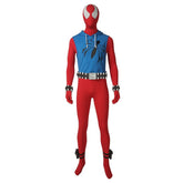 Halloweez Scarlet Spider Ben Reilly Cosplay Costume - Premium Spider-Verse Suit - Halloweez