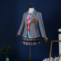 Halloweez Kaori Miyazono Cosplay Costume - Captivating Ensemble from 'Your Lie in April' - Halloweez