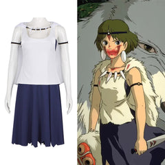 Princess Mononoke San Cosplay Costume - Anime Character Suit for Stage Performance - Halloweez