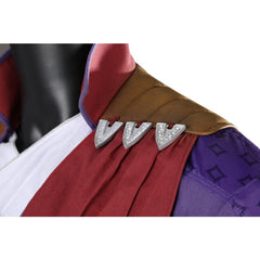 Halloweez Dekarios Cosplay Costume - Baldur's Gate Inspired Purple Uniform Full Set for Halloween - Halloweez