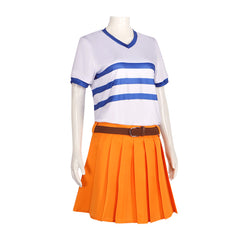 One Piece Nami Cosplay Costume - Premium Halloween Role Play Outfit - Halloweez