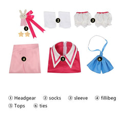 Halloweez Hoshino Ai Cosplay Costume Full Set with Wig for Authentic Role Play - Halloweez