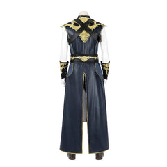 Halloweez Male White Dragonborn Sorcerer BG3 Cosplay Costume Set with Shoes - Halloweez