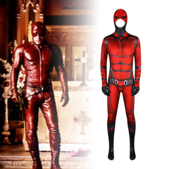 Daredevil Cosplay Costume Matt Murdock Tight Suit for Halloween Party Stage Performance - Halloweez