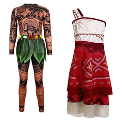Disney Moana Maui Costume for Kids Cosplay and Stage Performance - Halloweez