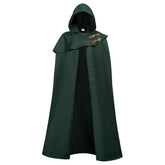 Halloween Party Elf Wizard Stage Performance Costume Cross-border Medieval Cos European Long Elf Cloak - Halloweez