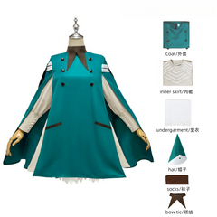 Witch Hat Atelier Coco & Riche Cosplay Costume, Anime Witch Magic Outfit For Women, Fantasy Medieval Cosplay Dress - Halloweez
