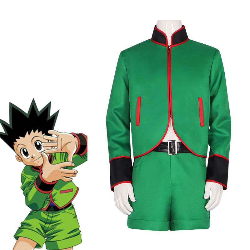Hunter x Hunter Gon Freecss Cosplay Costume Full Set Anime Game Outfit - Halloweez