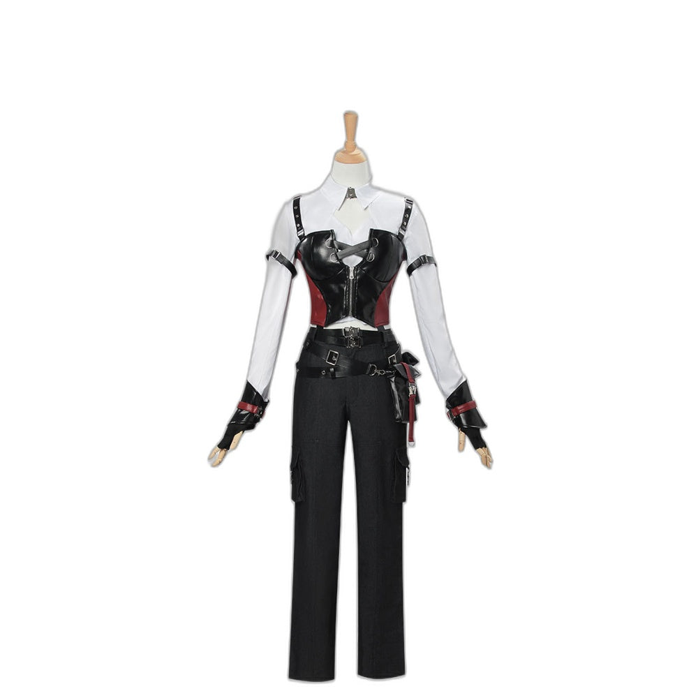Love and Deep Space Female Protagonist Cosplay Costume - Hunter Lady Outfit with Wig - Halloweez