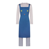 Kunagi Cat Cafe Staff Cosplay Costume - Live Dead Meow Night Anime Cosplay Outfit with Apron for Halloween Party - Halloweez