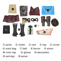 Halloweez Men's The Legend of Zelda Link Cosplay Costume for Halloween and Special Events - Halloweez