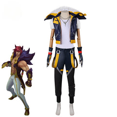 Game LOL HEARTSTEEL Sett Cosplay Costume - Halloweez Adult Men Roleplay Fantasia Outfits Male Sett Uniform Halloween Full Set - Halloweez