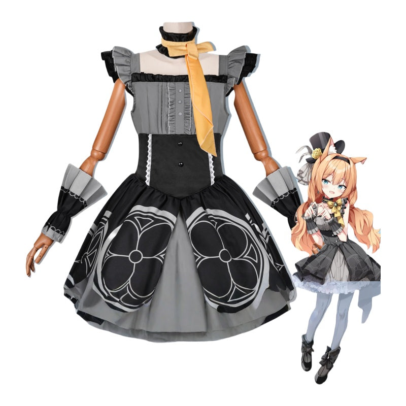 Blue Archive Iroha Mari Cosplay Costume Anime Maid Dress for Female - Halloweez
