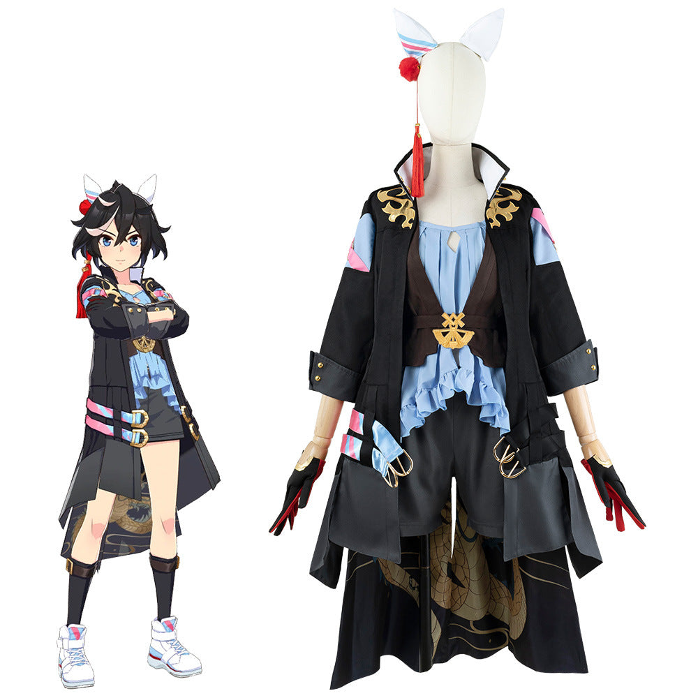 Uma Musume Katsuragi Ace Female Cosplay Costume Anime Game Suit - Halloweez