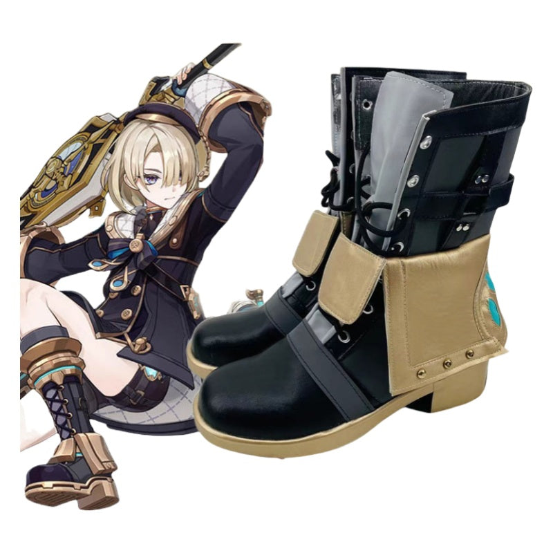Genshin Impact Freminet Cosplay Shoes for Anime Conventions and Performances - Halloweez
