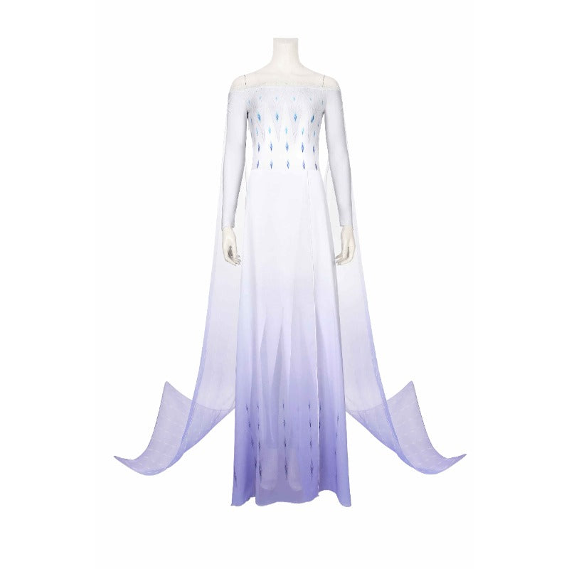 Halloweez Anime Elsa Princess Long Sleeve Cosplay Costume for Women - Halloweez