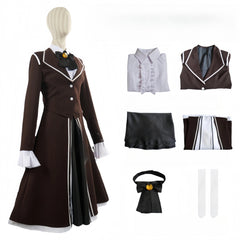 Library of Ruina Cosplay Costume, Full Set Game Character Stage Outfit 0716, Halloweez Anime Movie Game Cosplay Clothing