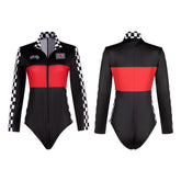 Halloween Party Cosplay SpeedCar Motorcycle Girl Racing Suit for Nightclub Leading Dance - Halloweez