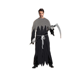 Halloween Wizard Cosplay Costume Adult Male Witch Death Costume for Party Masquerade Performance - Halloweez