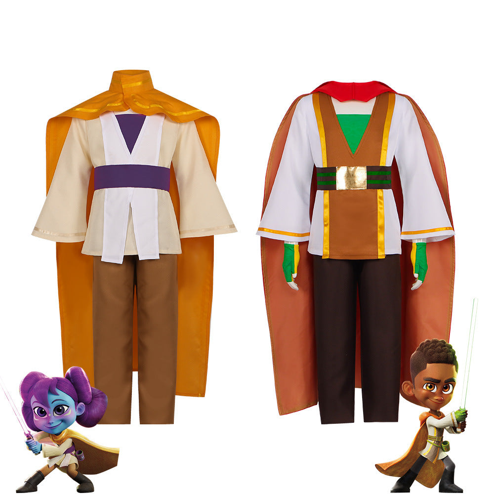 Star Wars Young Jedi Adventures Lys Nubs Cosplay Costume for Kids Halloween Role Play - Halloweez