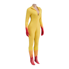 Firestar Cosplay Costume – Premium Spider-Man and His Amazing Friends Outfit for Superhero Fans - Halloweez