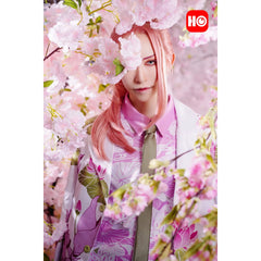 Halloweez Tokyo Anime Cosplay Costume - Pink Scorpio Haruchiyo Sanzu Uniform Set for Halloween - Halloweez