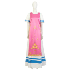 Halloweez Super Smash Bros. Ultimate Princess Zelda Pink Cosplay Costume - Game Inspired Outfit - Halloweez