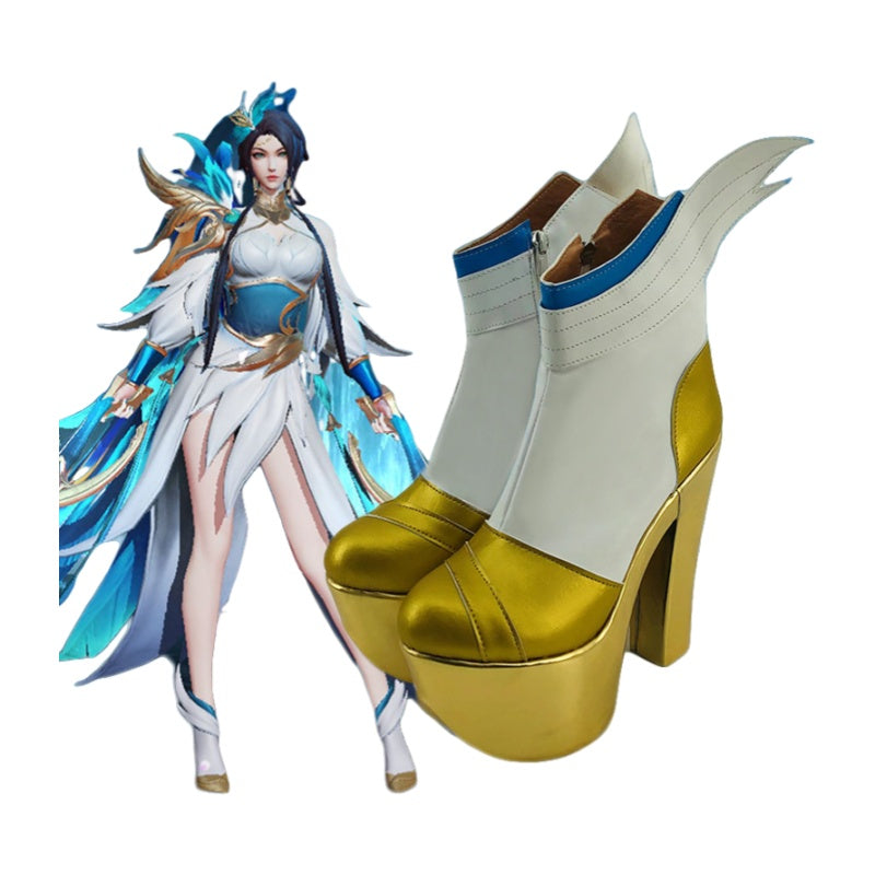 King of Glory Yu Ji Yun Ni Que Ling COS Shoes for Comic Exhibition and Secondary Element Enthusiasts - Halloweez