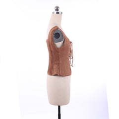 Elegant Medieval Lace-Up Corset Vest – Handcrafted for Halloweez Cosplay - Halloweez