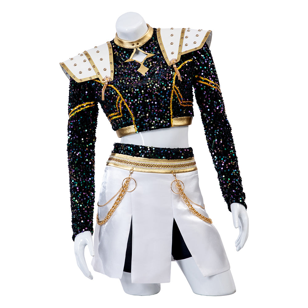 Demon Hunter Girls Zoe Cosplay Costume - Music Performance Outfit - Halloweez