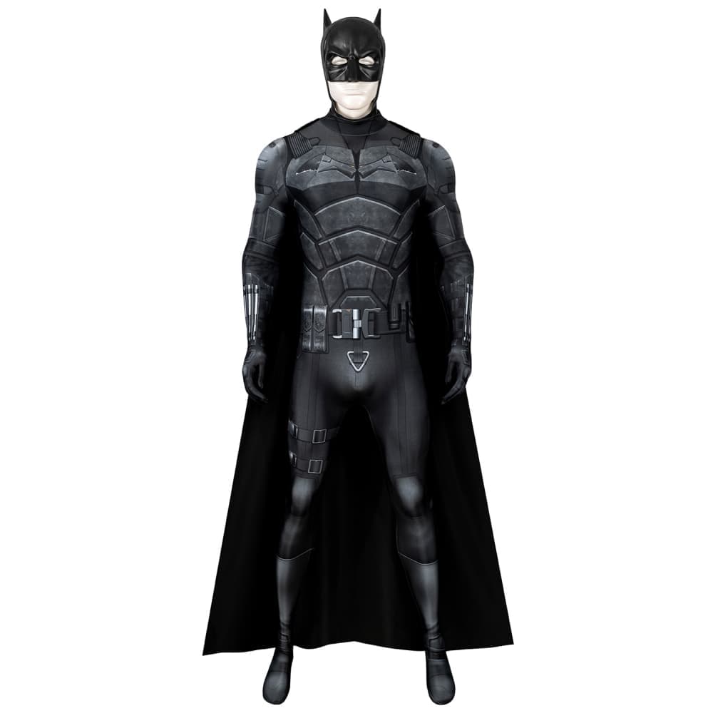 The Batman Robert Pattinson Batsuit Costume Replica Cosplay Outfit - Halloweez