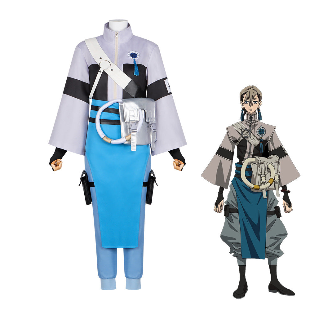 Zanka Abyss Warrior Ghost Cosplay Costume - Game Character Outfit for Halloween Stage Performance and Cosplay Events - Halloweez