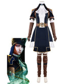 Halloweez Arcane Caitlyn Cosplay Costume - The Sheriff of Piltover Uniform Dress for Halloween Carnival - Halloweez