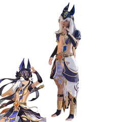 Halloweez Genshin Impact Cyno Cosplay Costume Men's Combat Uniform for Halloween Parties - Halloweez