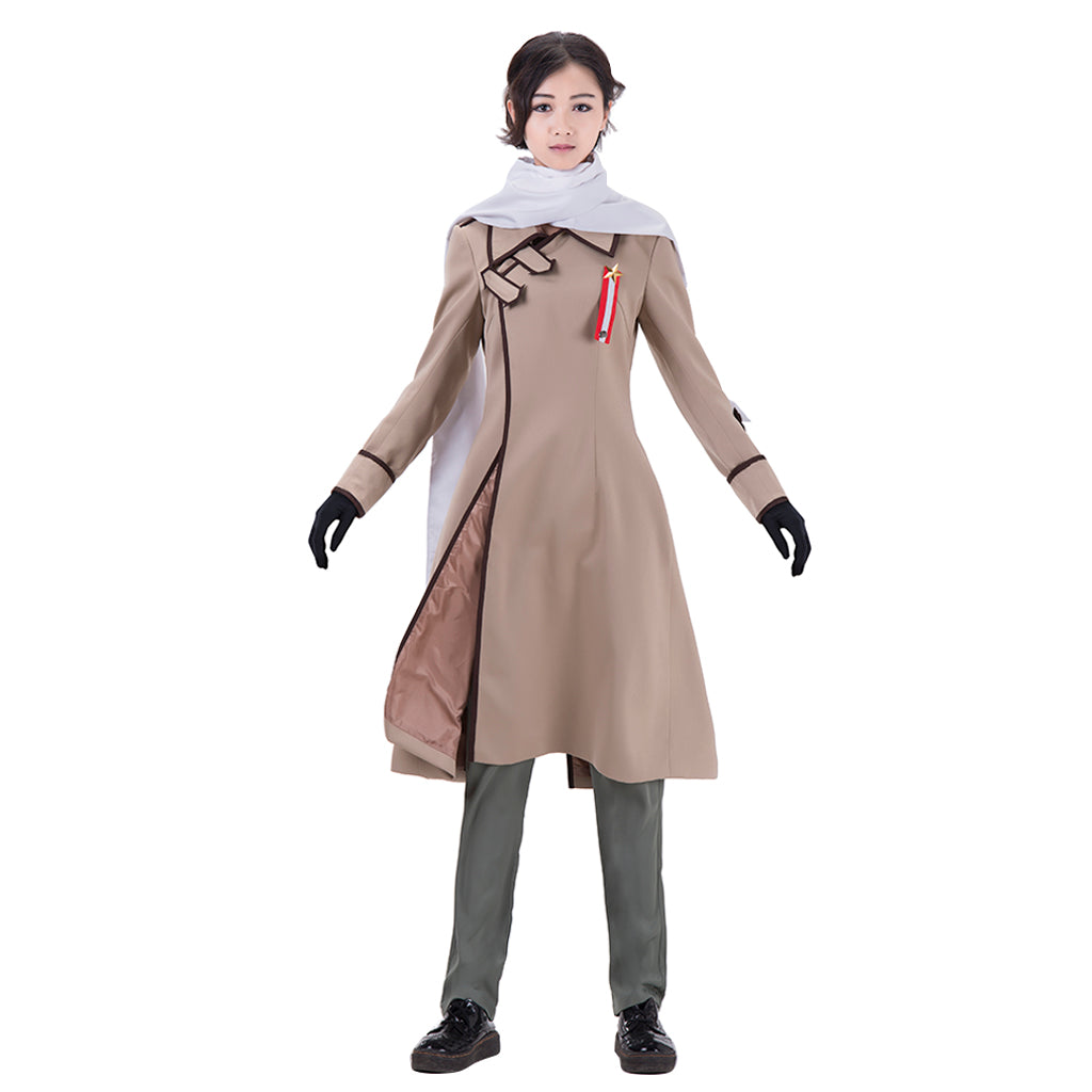 Halloweez Hetalia Ivan Braginski Gray Cotton Coat - Axis Powers Inspired - Halloweez
