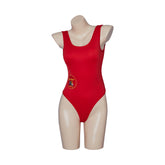 Pamela Anderson Baywatch Red Swimsuit Sexy Jumpsuit Cosplay Costume - Halloweez