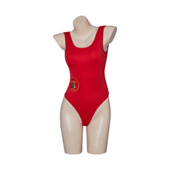 Pamela Anderson Baywatch Red Swimsuit Sexy Jumpsuit Cosplay Costume - Halloweez