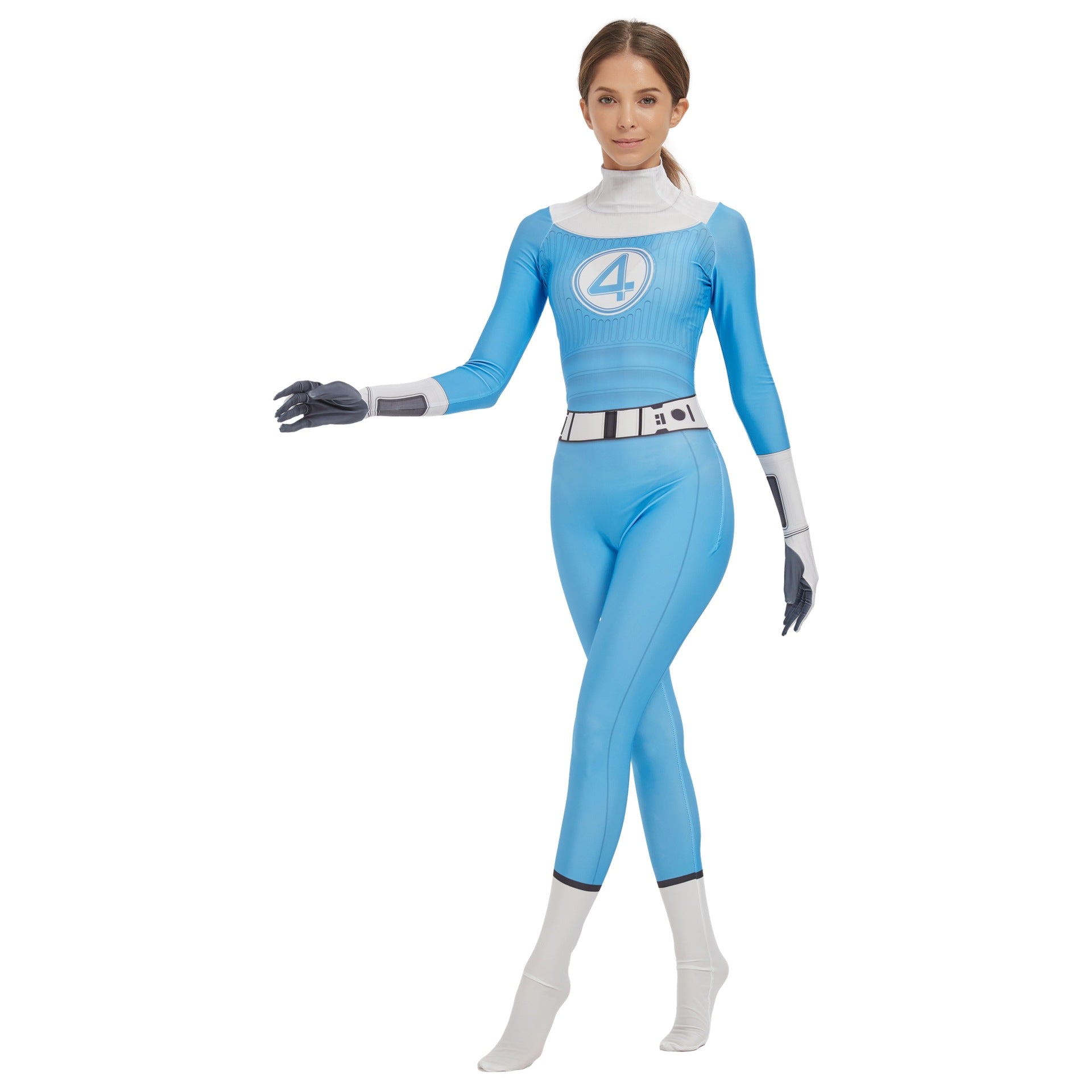 Fantastic Four 4 Rise of the Silver Surfer cosplay bodysuit for Mr. Fantastic, Invisible Woman, Human Torch - Halloweez