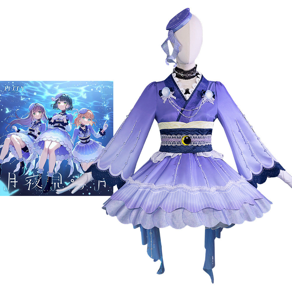 Renozora Hanaho Otomune Kozue Hyakusei Neko Anime Cosplay Jellyfish Dress - Halloweez