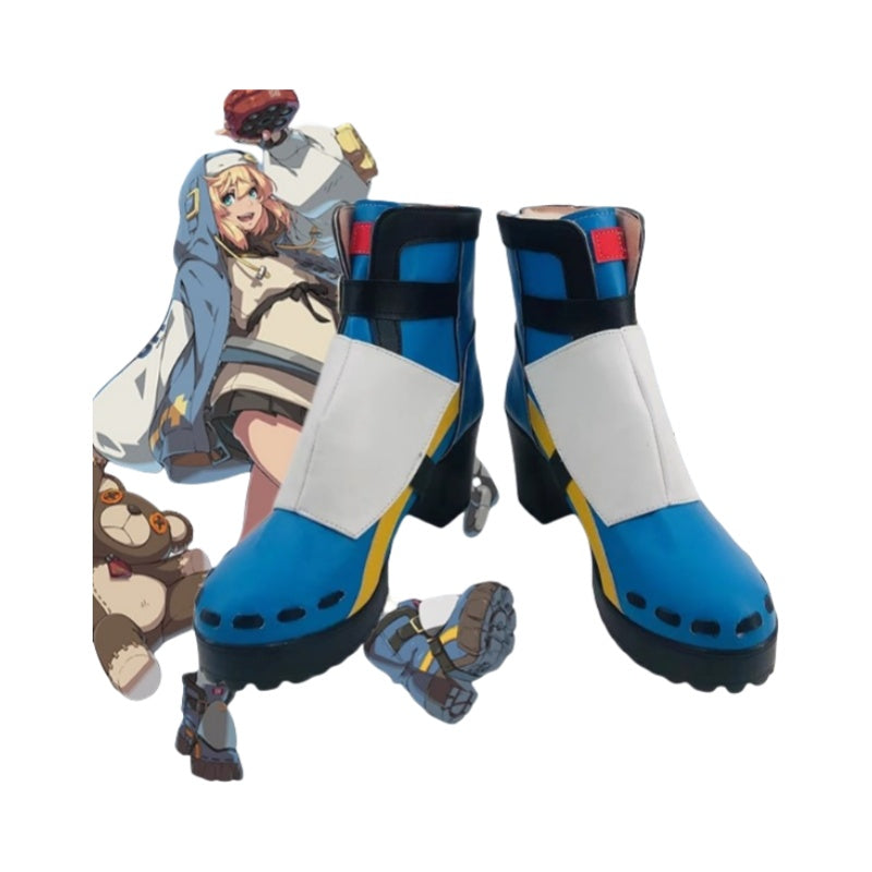 Bridget Cosplay Shoes for Anime Convention Performance - Guilty Gear Inspired - Halloweez