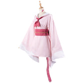 Blue Archive Hyakki Yako Student Anime Cosplay Pink Kimono Female Costume Set - Halloweez