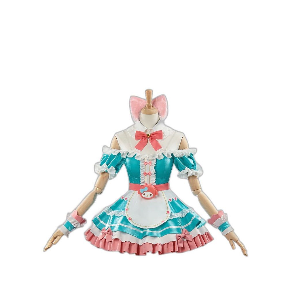 Daji My Melody Language Cosplay Costume Honor of Kings Sanrio Maid Cafe Star Epic Cosplay - Halloweez