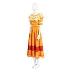 Halloweez Pepa Madrigal Encanto Princess Costume - Women's Cosplay Dress with Earrings - Halloweez