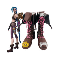 League of Legends Arcane Jinx Cosplay Shoes for Game and Anime Conventions - Halloweez