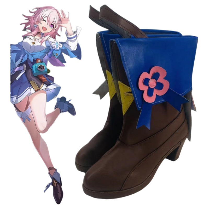 Honkai: Star Rail March 7th Cosplay Shoes for Anime Conventions - Halloweez