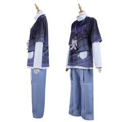 18TRIP Kakugari Kurodo Cosplay Costume Anime Game Unisex T-Shirt Outfit - Halloweez