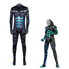 New Kaiju No. 8 Kafka Cosplay Costume Tight Bodysuit Battle Jumpsuit Halloween Cosplay Performance Outfit - Halloweez