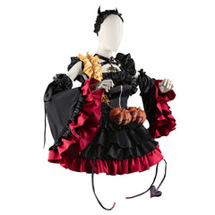 UTAU Kasane Teto Cosplay Costume - Anime Vampire Demon Dress for Halloween - Halloweez
