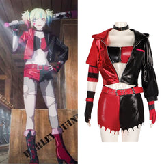 Suicide Squad Harley Quinn Cosplay Costume - Anime Cosplay Outfit for Women - Halloweez